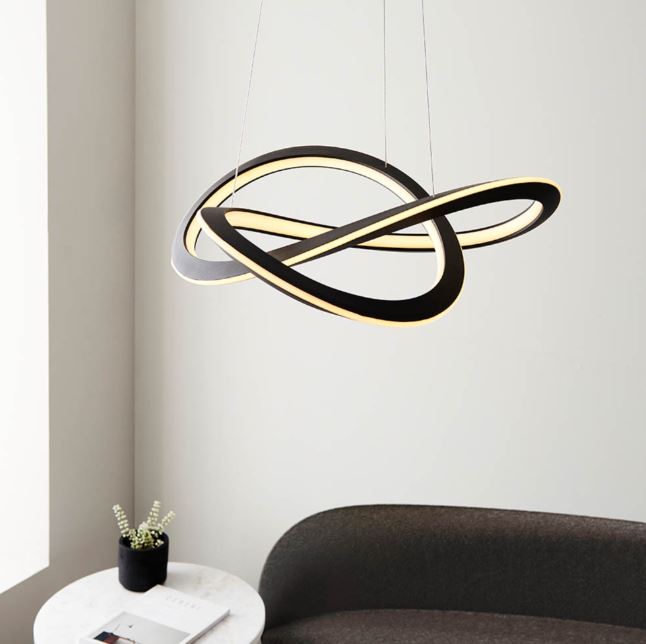 Matt Black LED Pendant