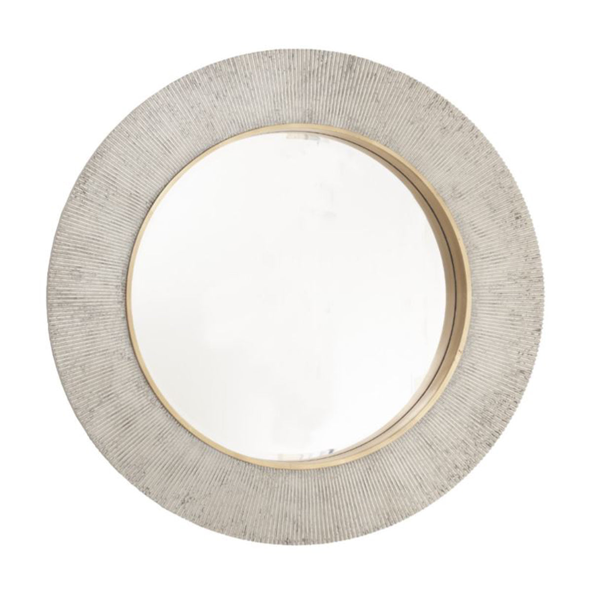 Silver Finish round Wall Mirror