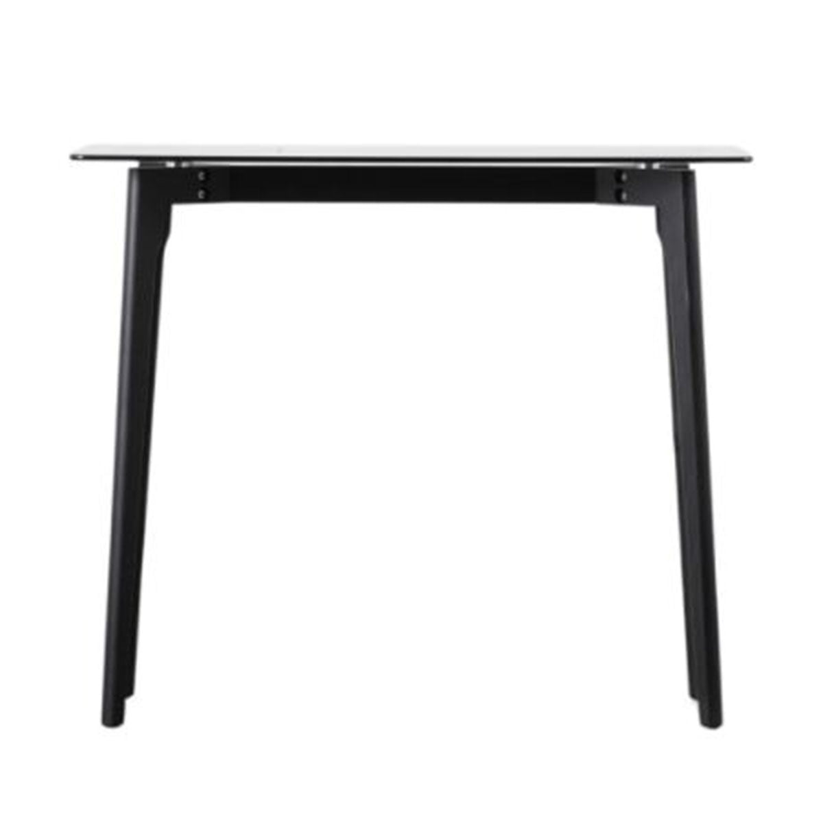 Table console en verre noir Blair
