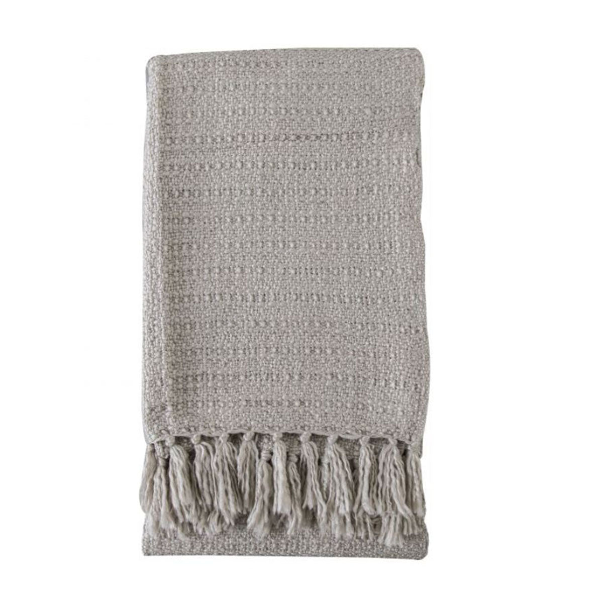 Acrylic Textured Throw Natural