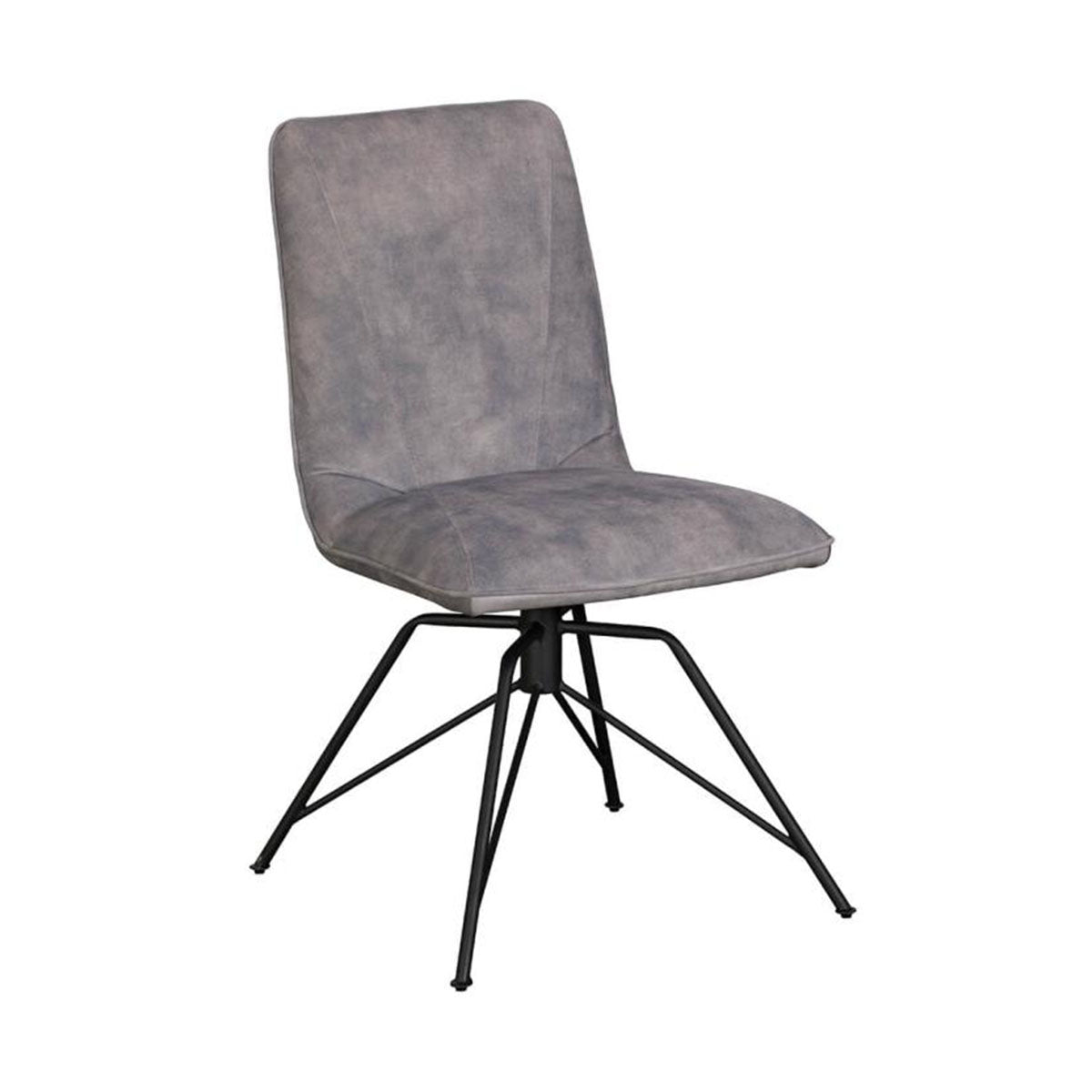 Chaise de salle à manger Lola Grise - Paire