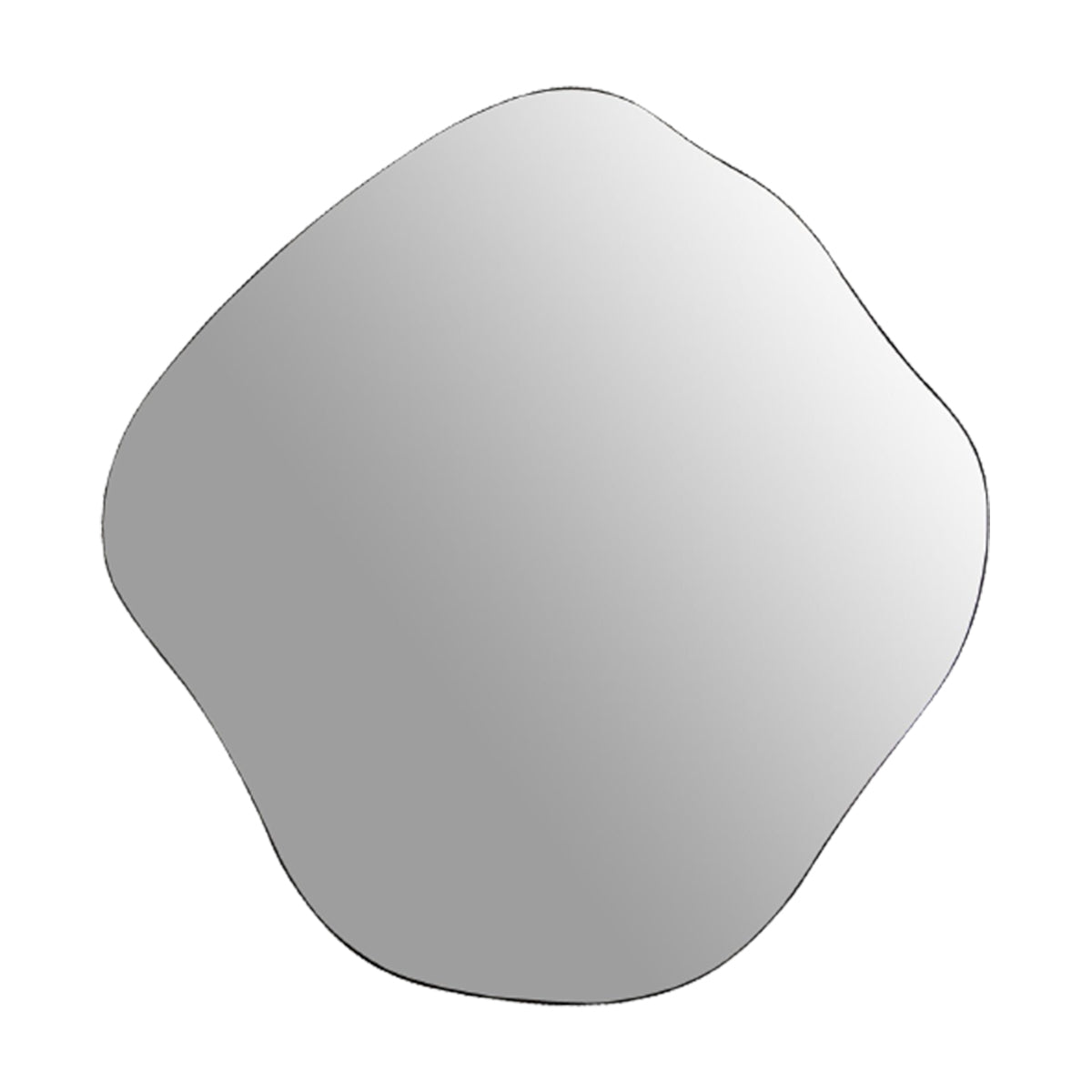 Organic Metal Framed Mirror Oak Wood Finish Various Sizes