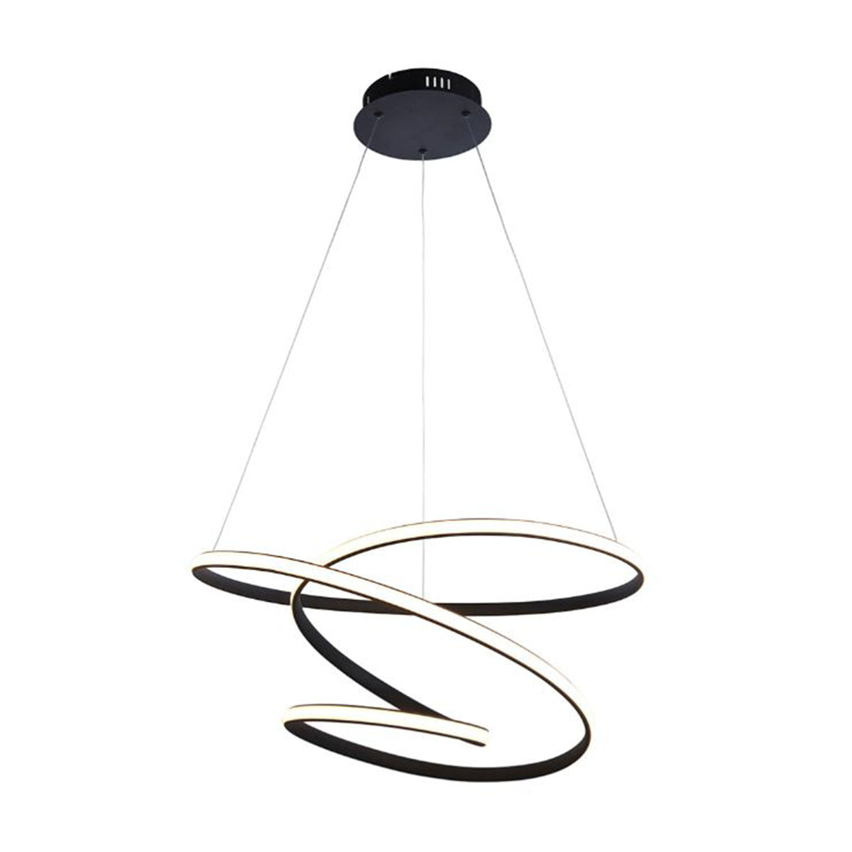 Dune Black LED Pendant