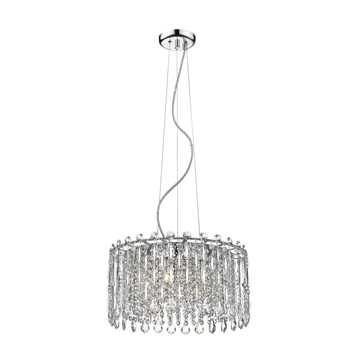 Forli Crystal Chrome Chandelier