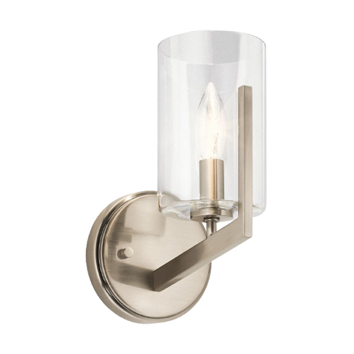 Single Wall Light in Classic Pewter Finish