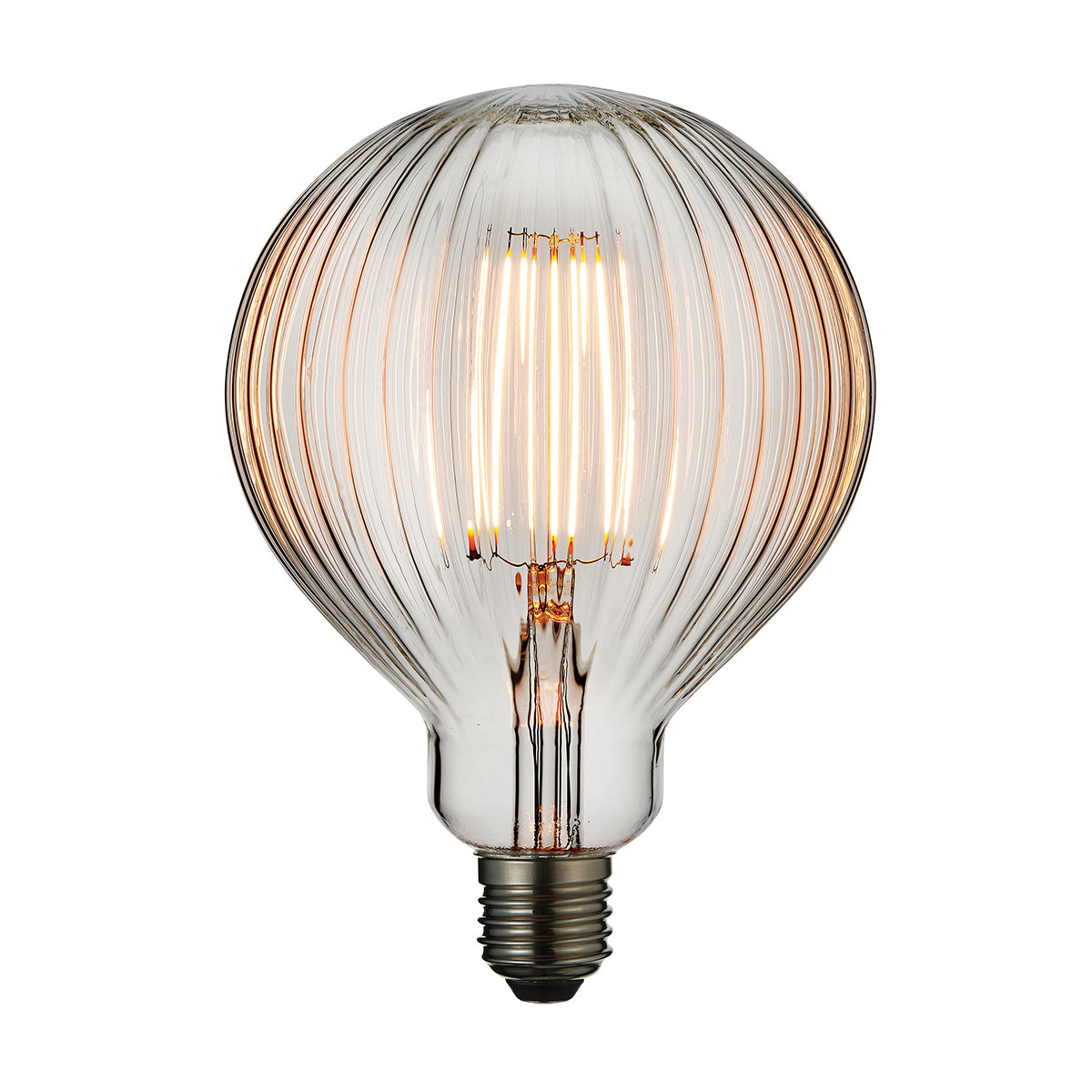 Ribb E27 LED filament 125mm dia