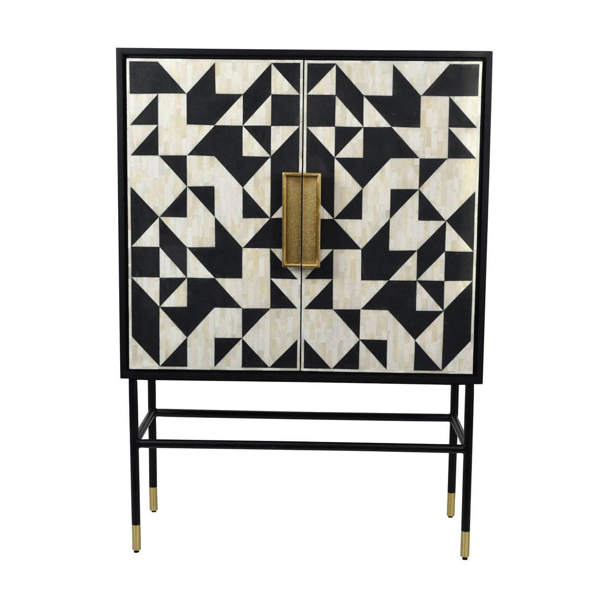 Armoire à boissons avec incrustation d'os Wolseley