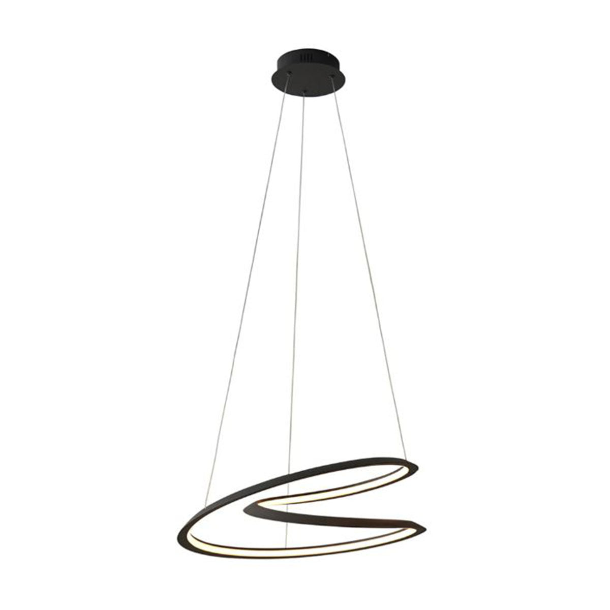 Staten Black Pendant