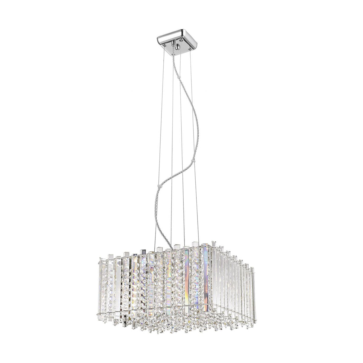 Vicenza Square Crystal Chandelier