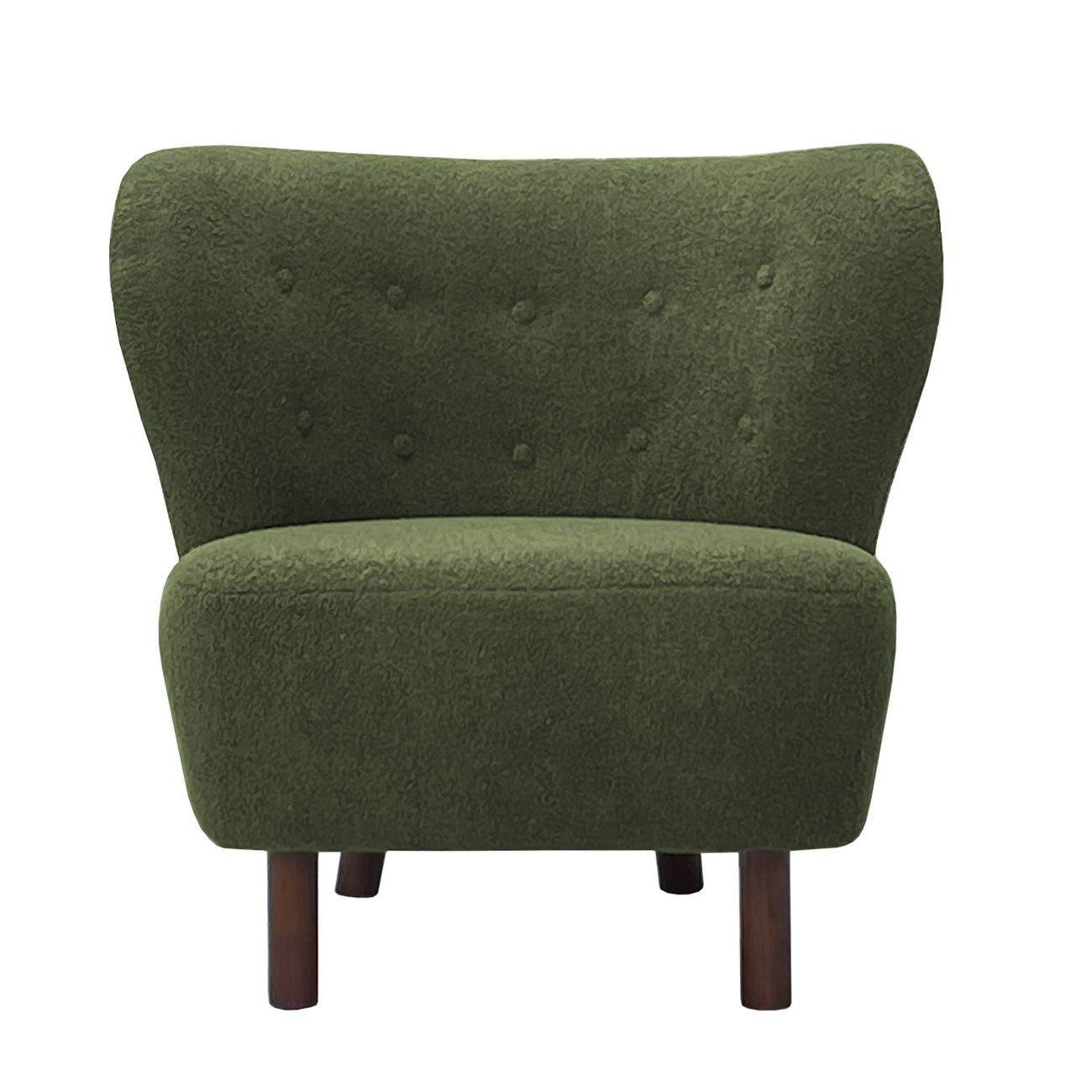 Julia Occasional Chair Hunter Green Boucle
