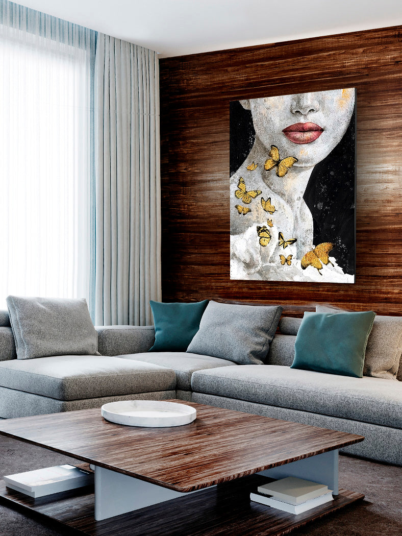 "Entourage" Painting