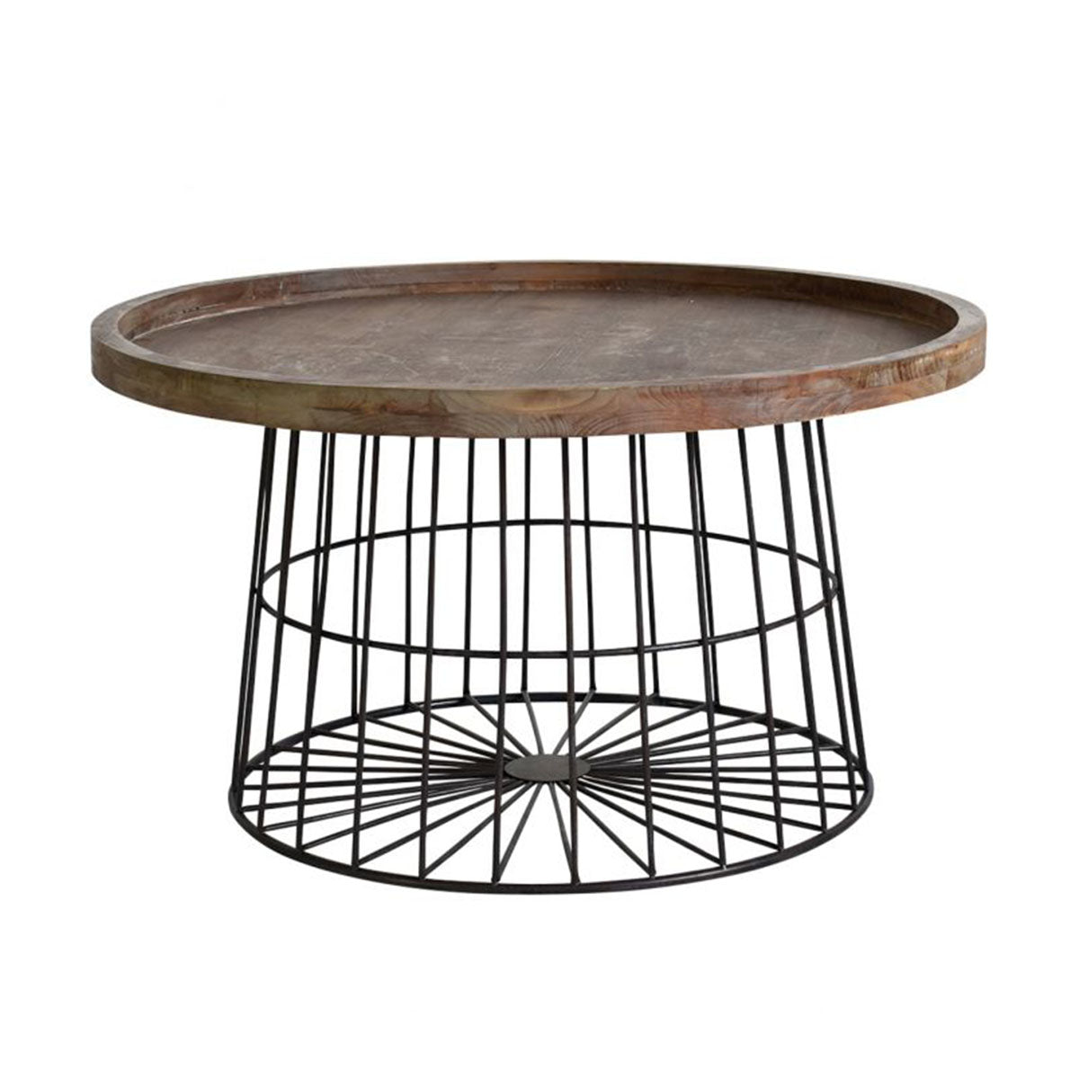Menzies Grey Natural Metal Coffee Table