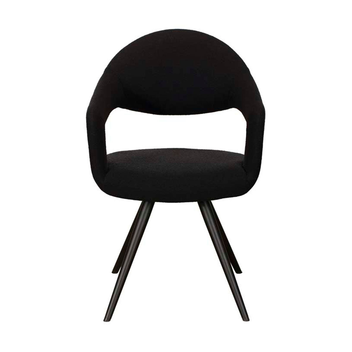 Jasmine Armchair Black Boucle