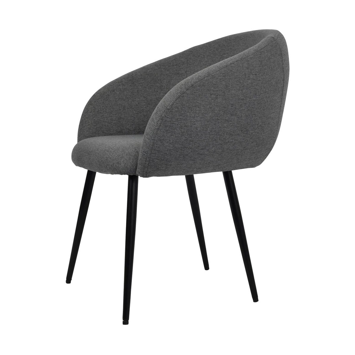 Natalie Dining Chair in Smoke Grey Fabric