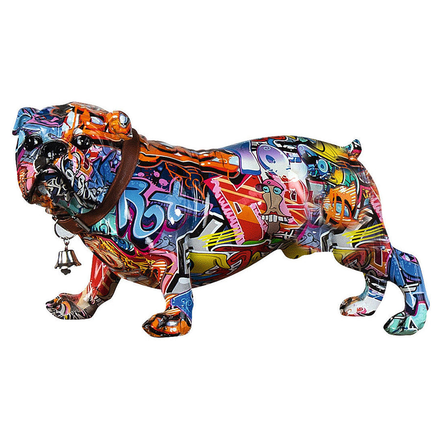 Standing Bulldog Sculpture
