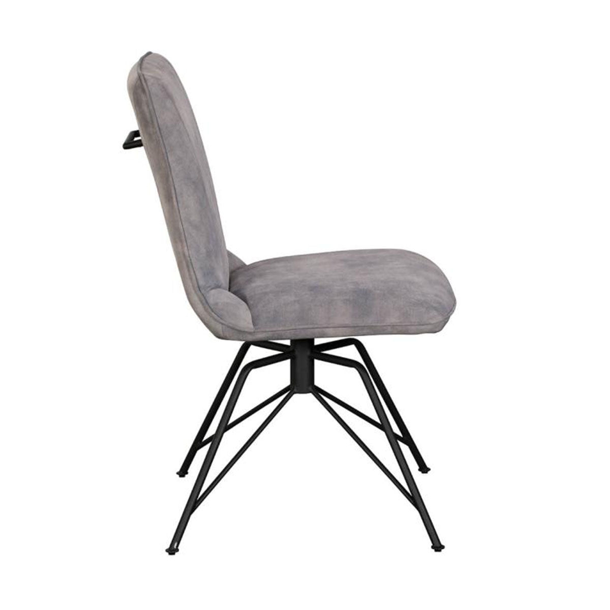 Chaise de salle à manger Lola Grise - Paire