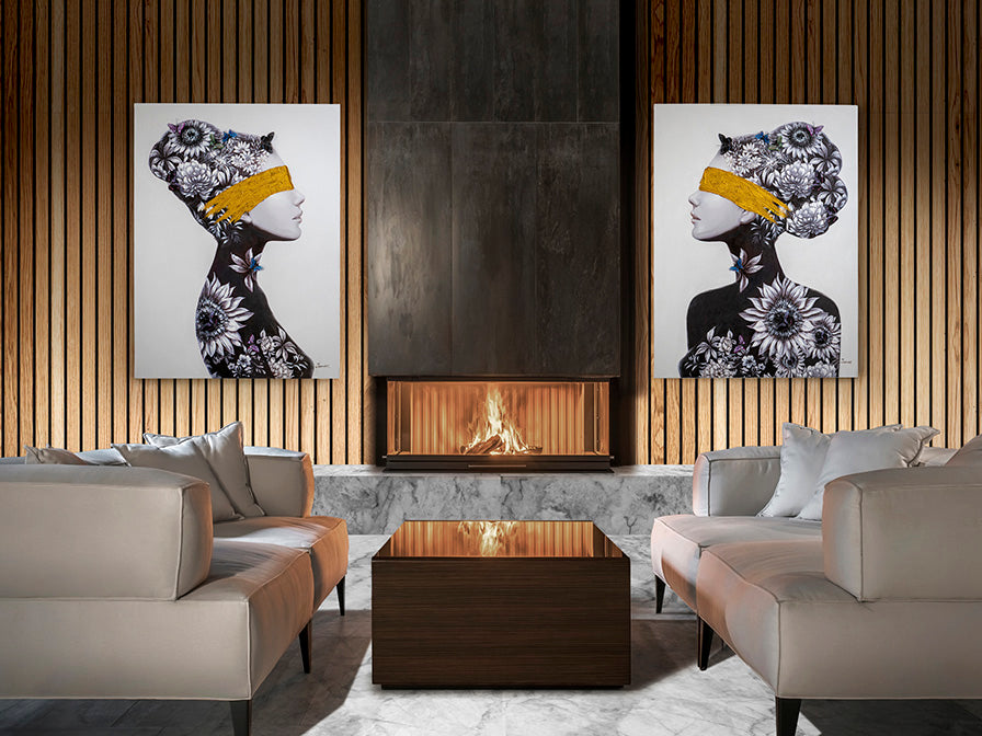 "Profile II" Painting