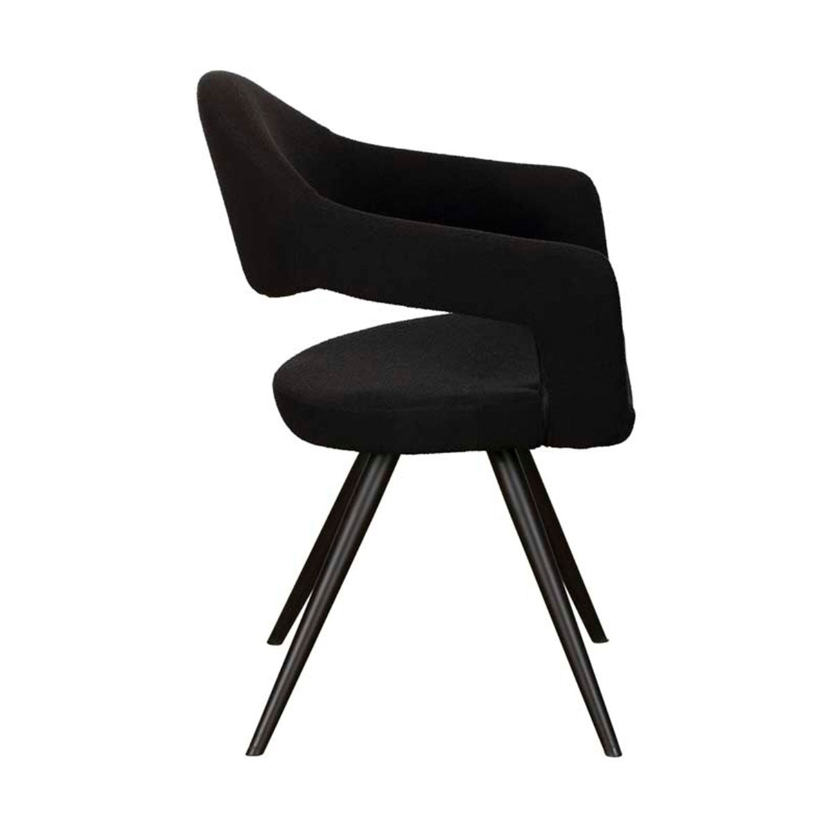 Jasmine Armchair Black Boucle
