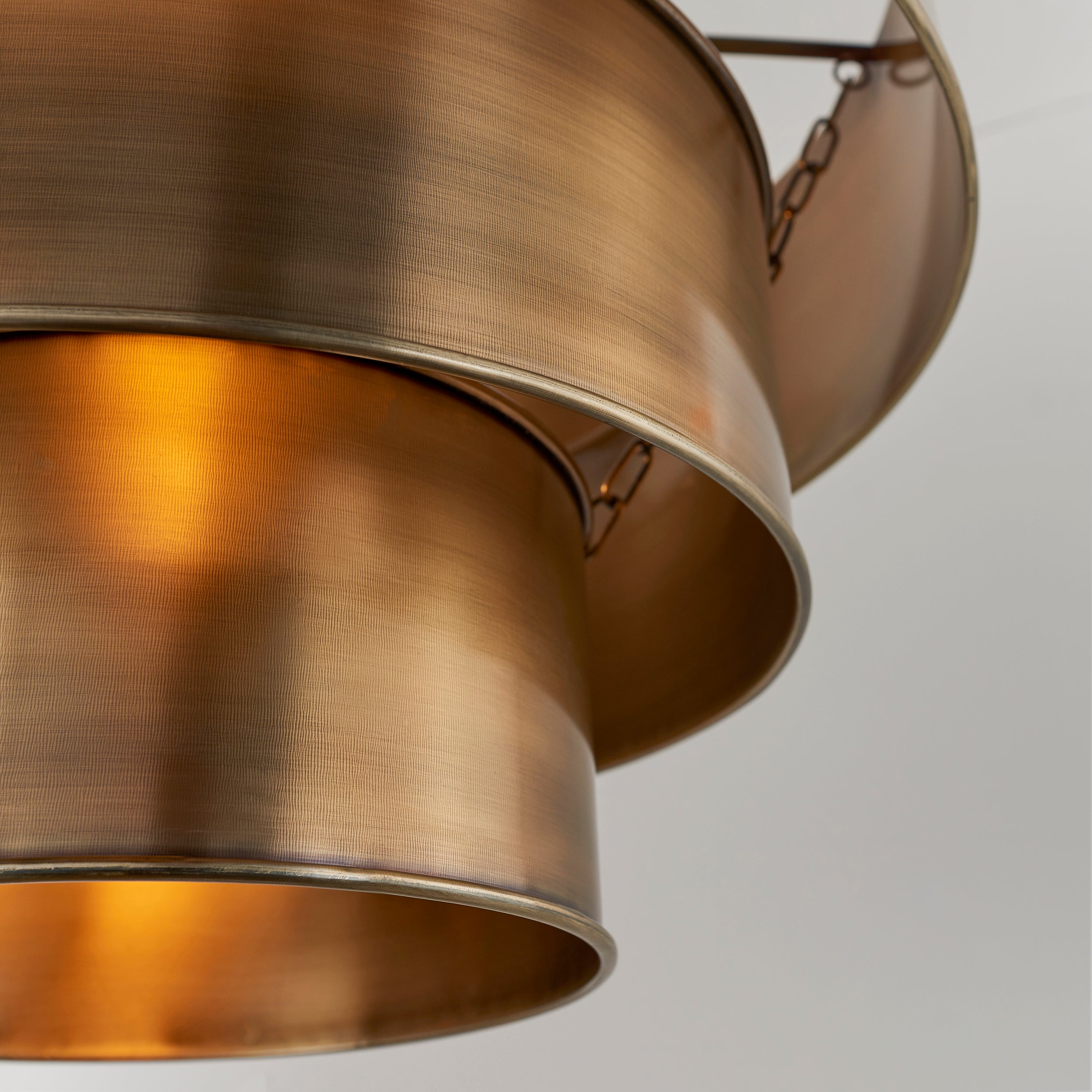 3 Tier Brass Plate Light