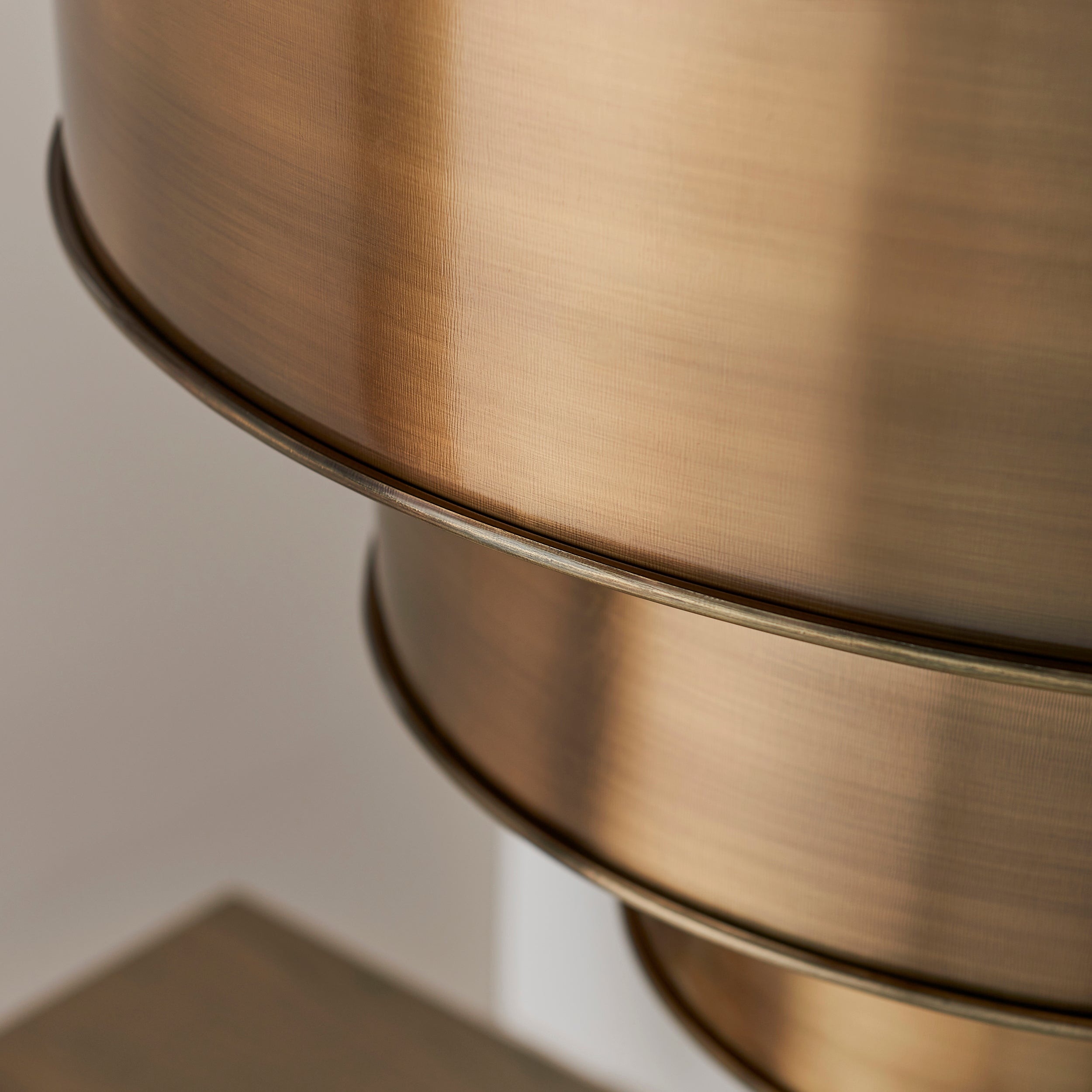 3 Tier Brass Plate Light