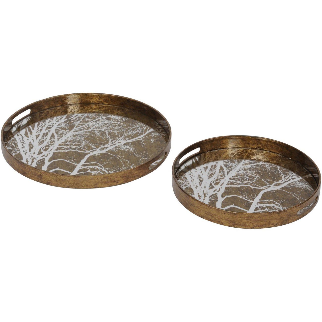 Vienna Antique Gold Tree Tray