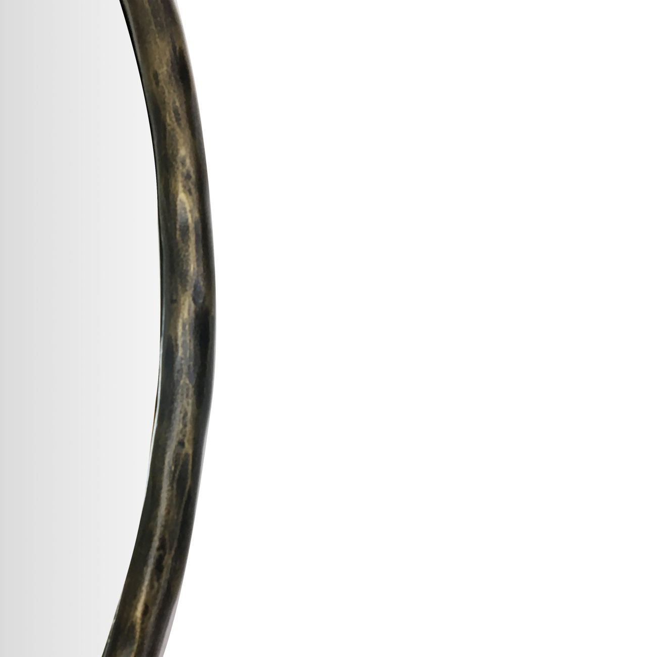 Patterdale Round Mirror Dark Bronze Finish