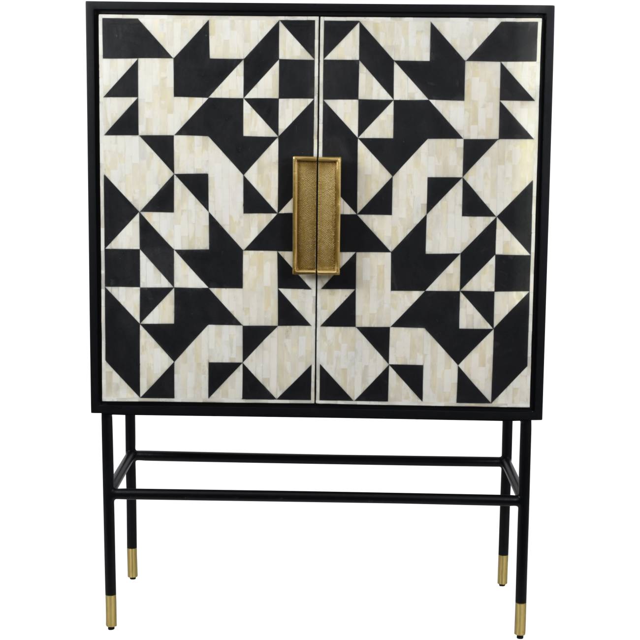 Armoire à boissons avec incrustation d'os Wolseley