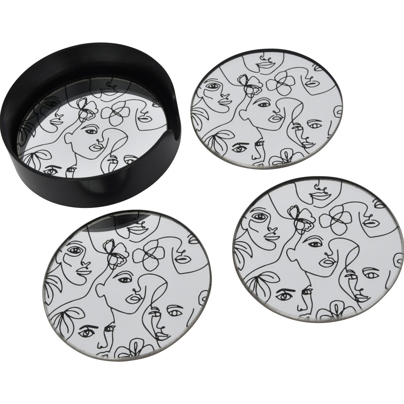 Linework Set of 4 Coasters