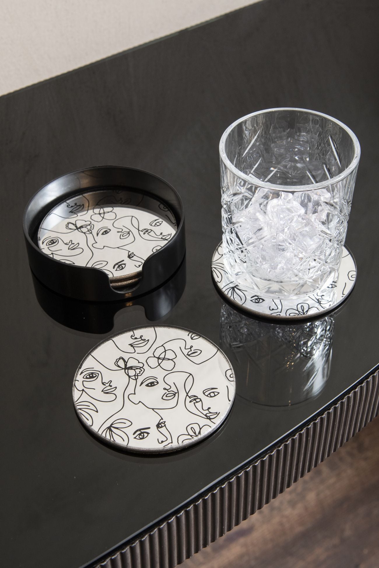 Linework Set of 4 Coasters