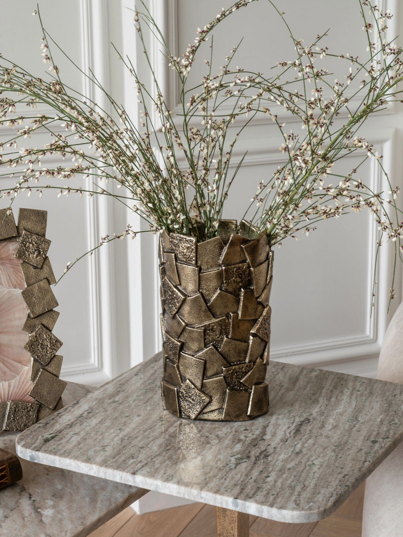 Montrose Cast Aluminium Decorative Vase 25cm