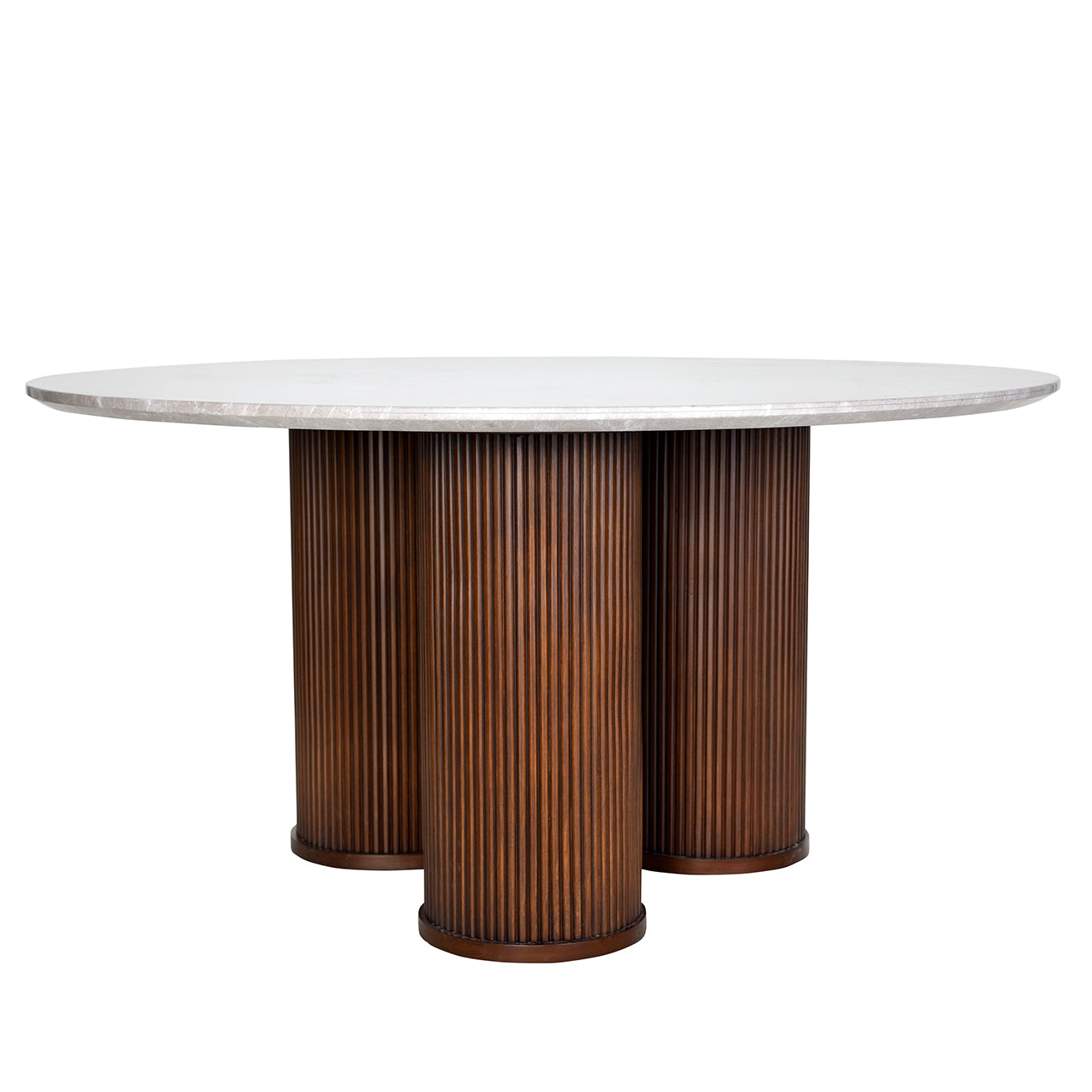 Belvedere Aged Gold Set aus 2 zusammensetzbaren Couchtischen mit Marmor und getöntem Glas