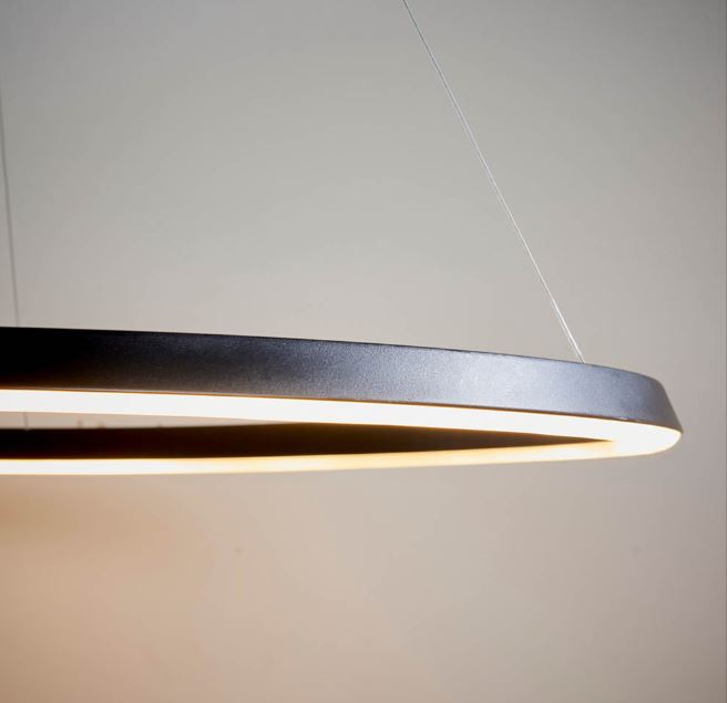 Staten Black Ring Pendant