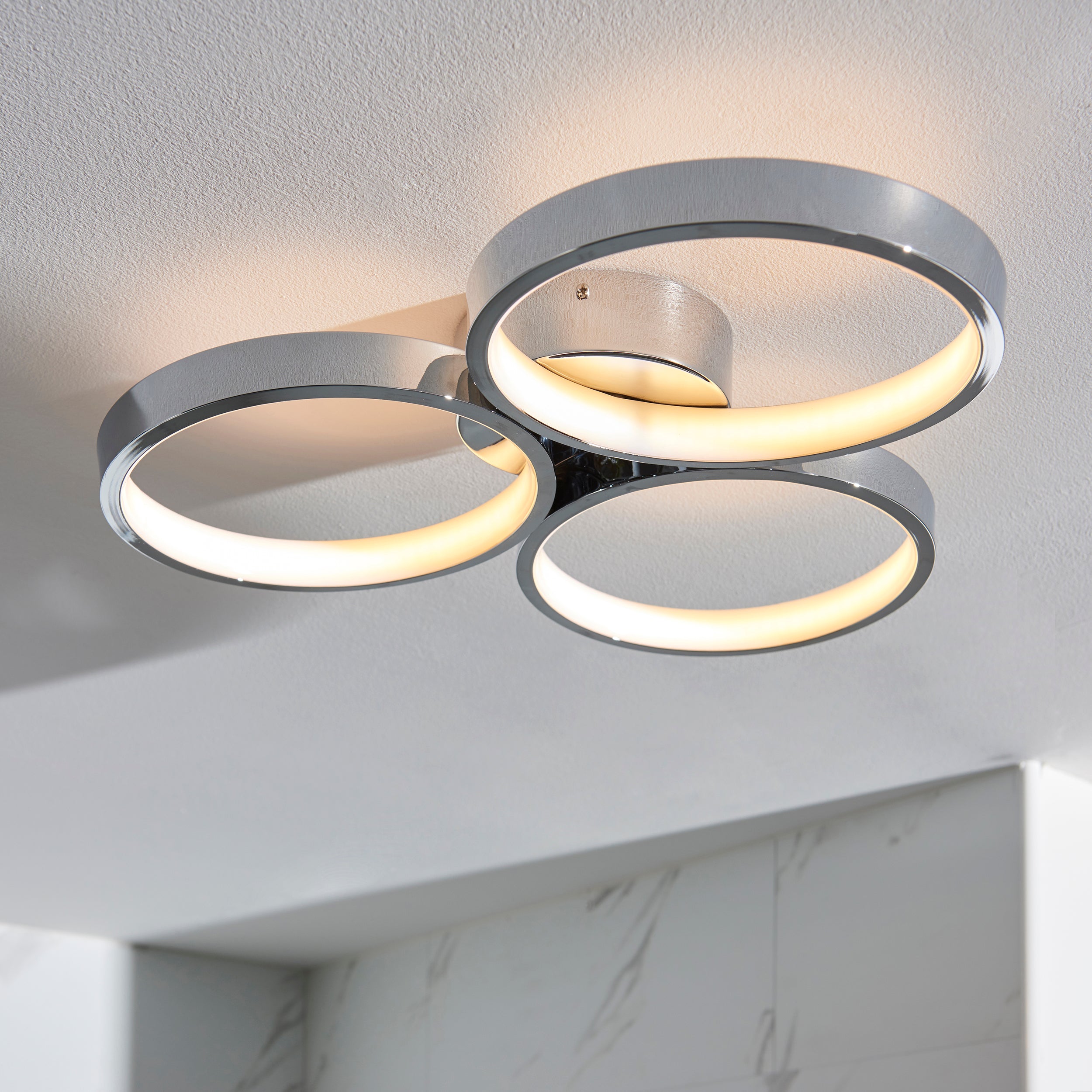 Geometric Hoop Bathroom LED Light
