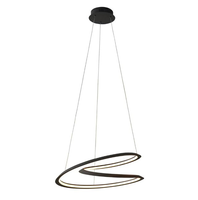 Staten Black Pendant