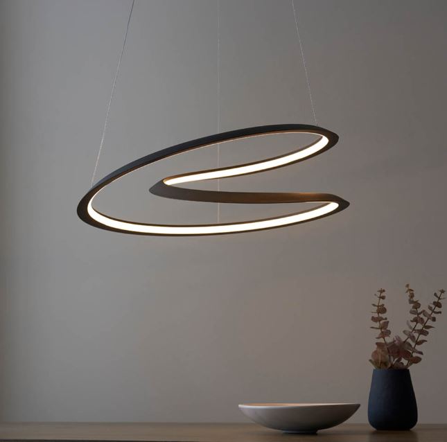 Staten Black Pendant