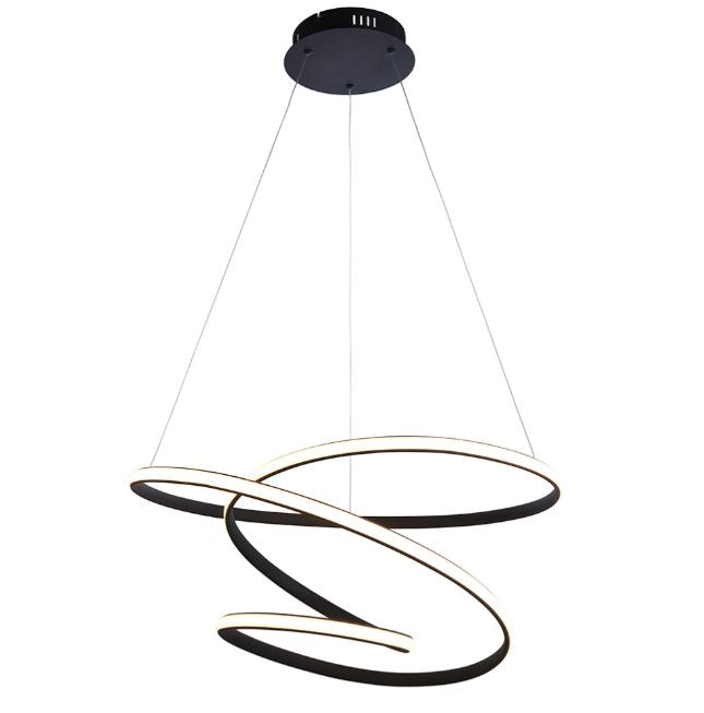 Dune Black LED Pendant
