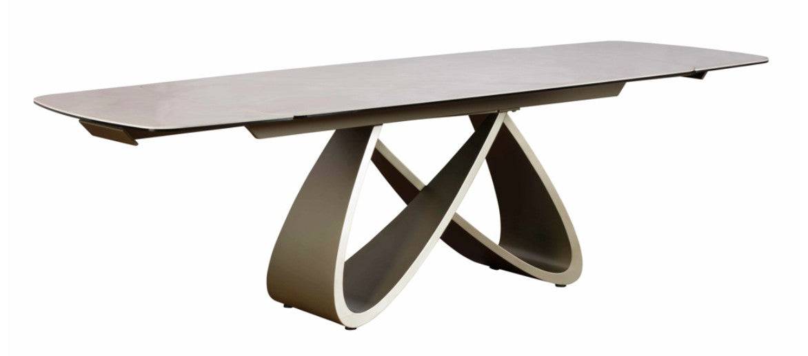 Metal base Extending Dining Table 180-240cm
