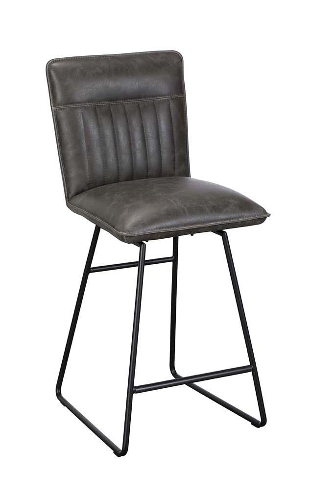 Cooper Bar Stool Grey Pair