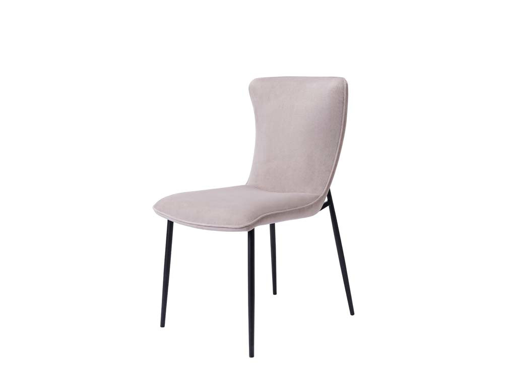 Ella Velvet Dining Chair Grey