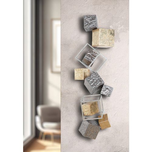 Cubes Metal Wall Art