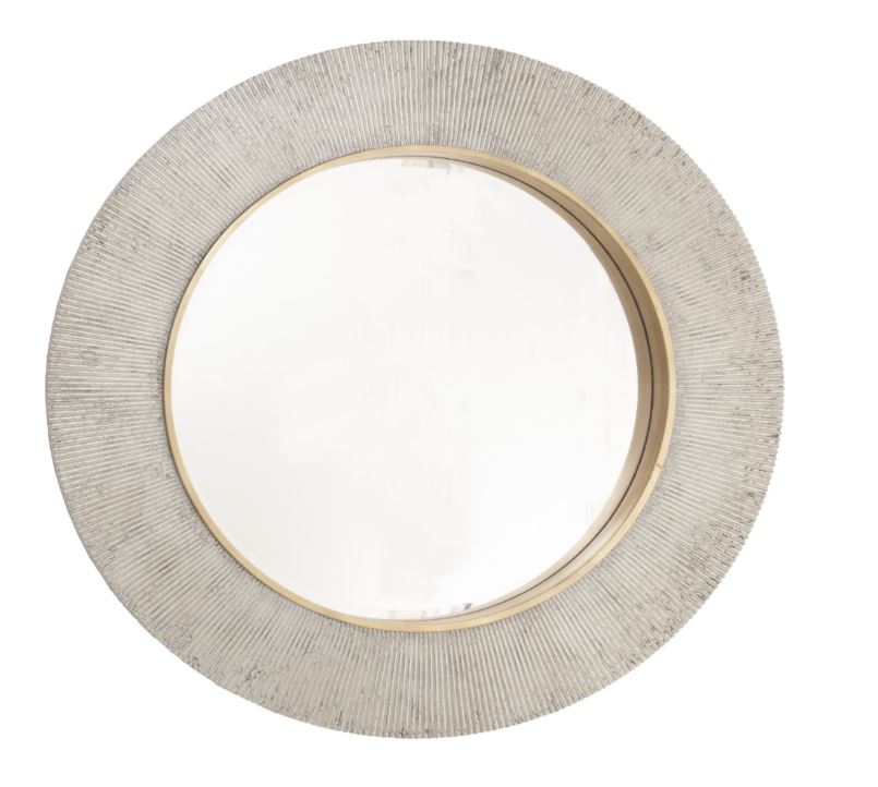 Silver Finish round Wall Mirror