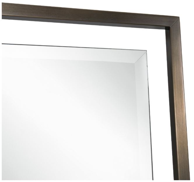Brass Square Mirror