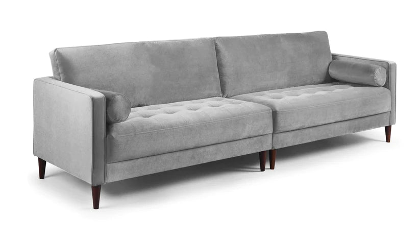 Siena Plush Sofa Grey