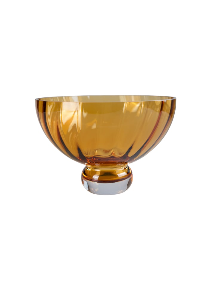 Bol En Cristal Ambre
