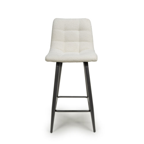 Lexington Boucle Cream Bar Stool - Pair