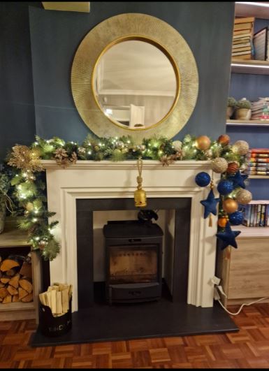 Silver Finish round Wall Mirror
