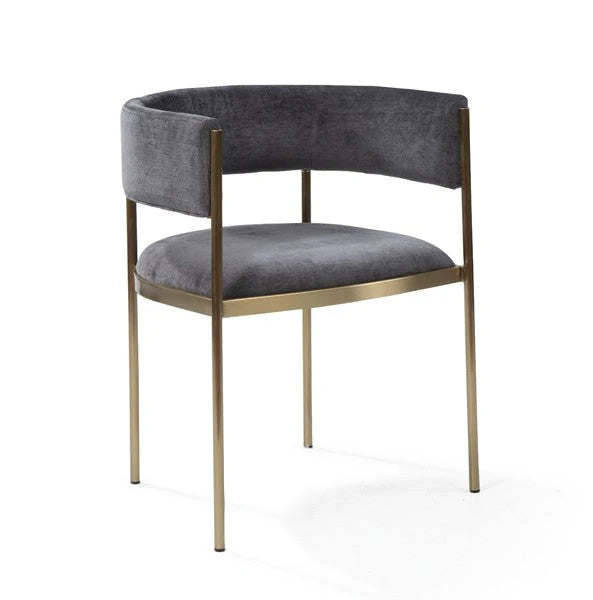 Envie I Dining Chair - Set of 2 - Giselle Dark Charcoal