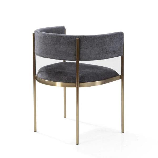 Envie I Dining Chair - Set of 2 - Giselle Dark Charcoal