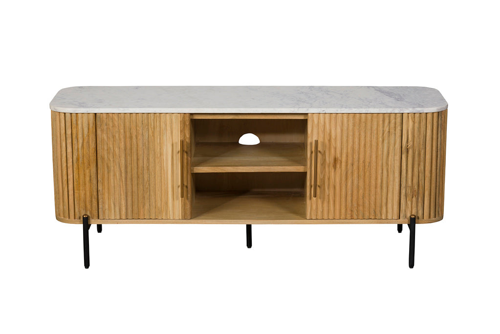 Reed Mango Wood TV Table