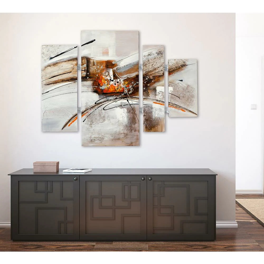 4 Peirce Oils and Acrylic Canvas